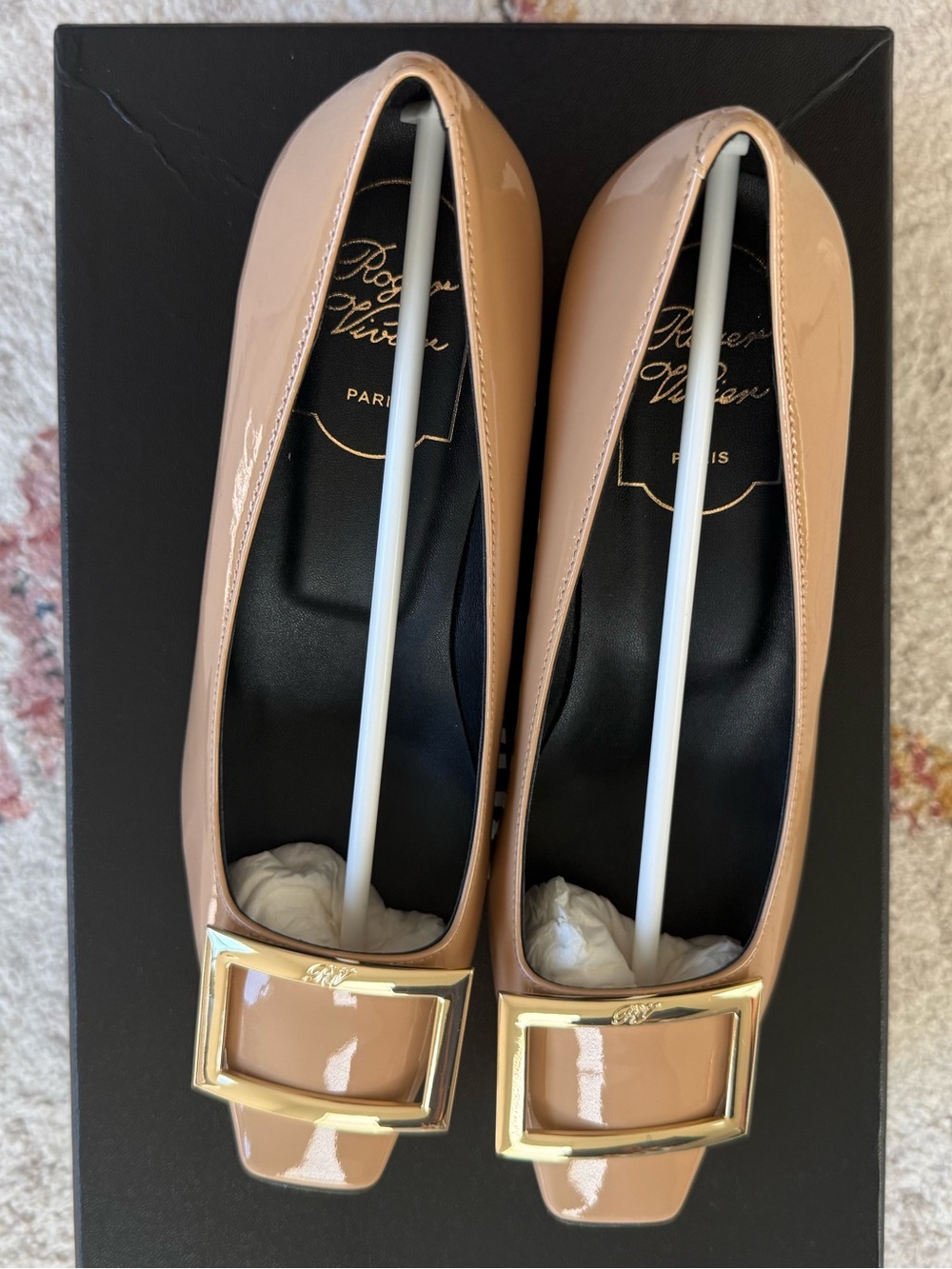 Trompette pumps in patent leathers